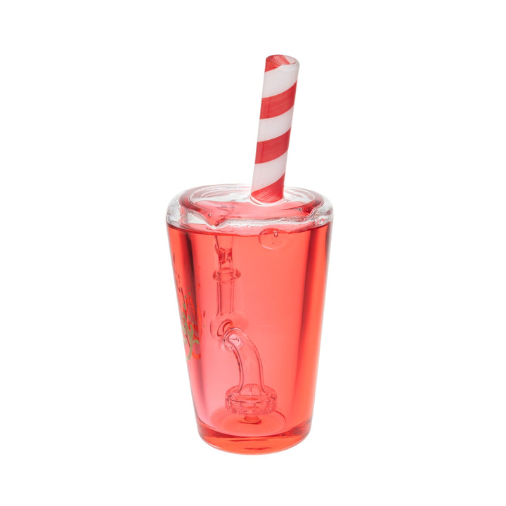 Glycerin  Pulsar water pipe Soda Cup in the color red - Up N Smoke