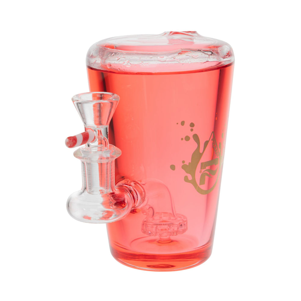 Glycerin  Pulsar water pipe Soda Cup in the color red - Up N Smoke
