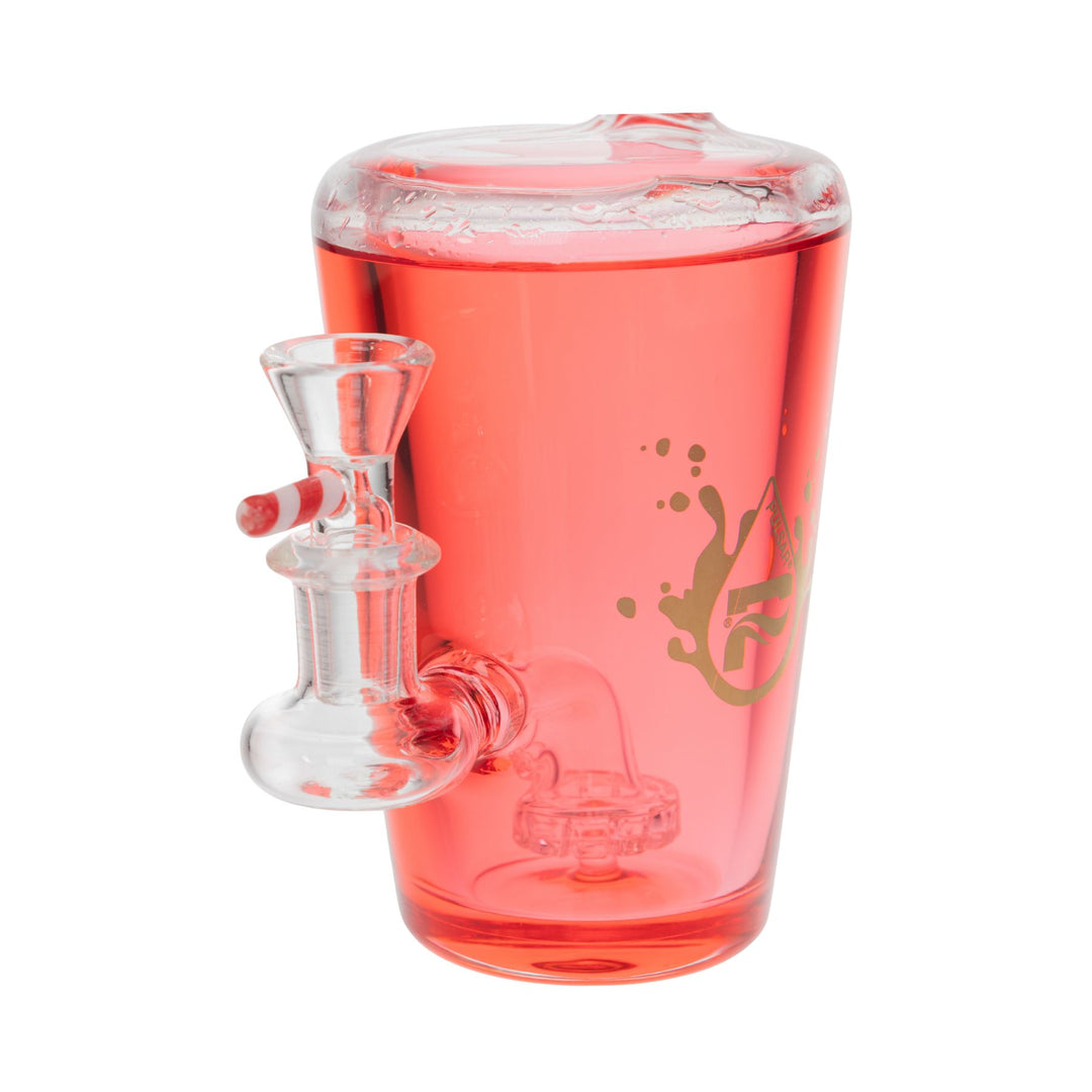 Glycerin  Pulsar water pipe Soda Cup in the color red - Up N Smoke