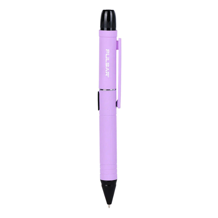 "Pulsar Scribe DL 510 Vaporizer in the color variation purple on a white background," - Up N Smoke.