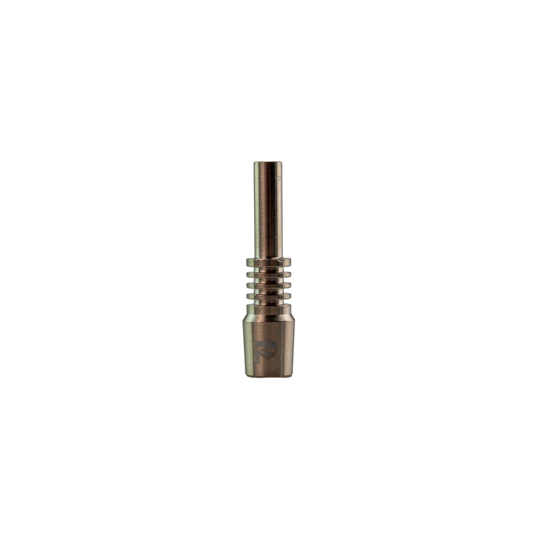 "10mm Pulsar Titanium Nectar Collector Tip on a white background," - Up N Smoke.