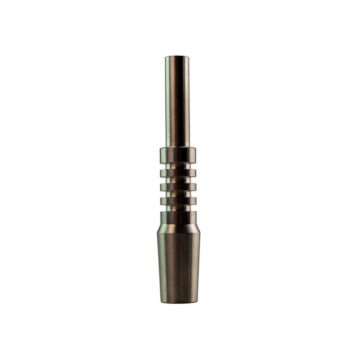 "14mm Pulsar Titanium Nectar Collector Tip on a white background," - Up N Smoke.