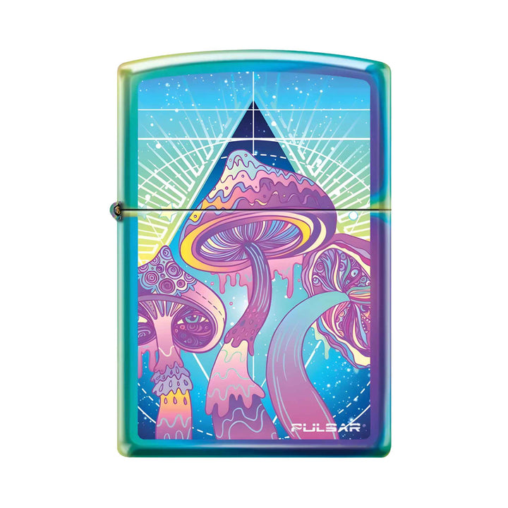 Zippo Lighter Pulsar Themed Melting Mushrooms - Up N Smoke