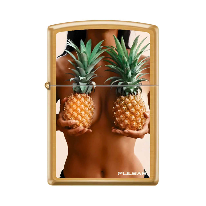 Zippo Lighter Pulsar Themed Pineapple Woman - Up N Smoke