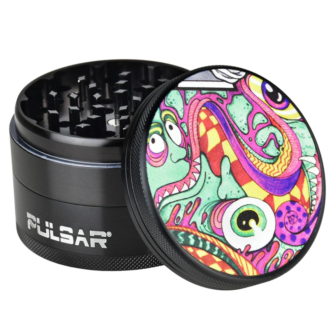 Pulsar 4pc Grinder Losin' It Artwork - Up N Smoke
