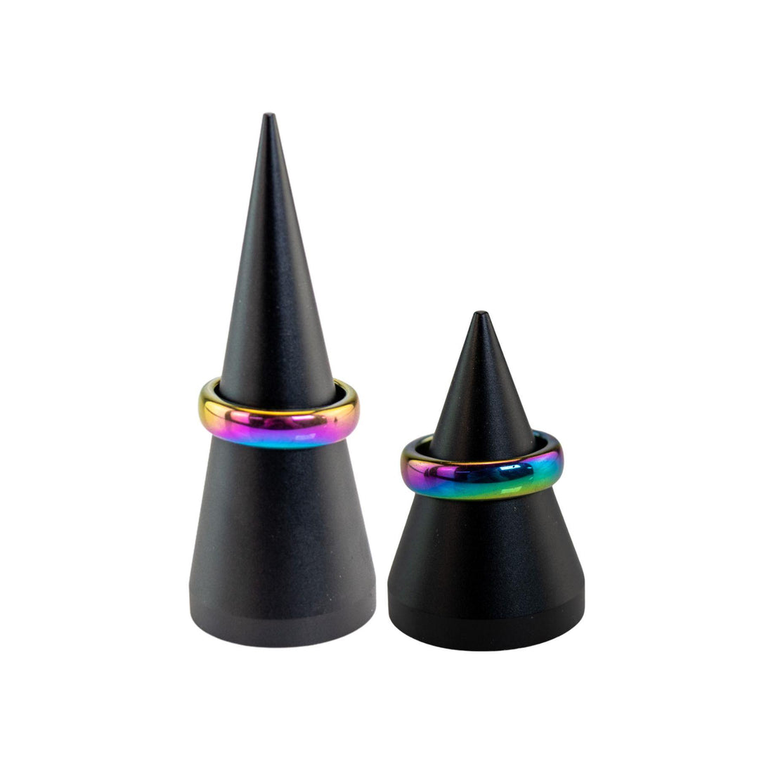 Rainbow Hematite Ring Group - Up N Smoke