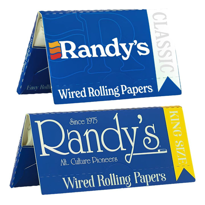 Randy's Wired Rolling Paper group photo displayed on a white background - Up N Smoke