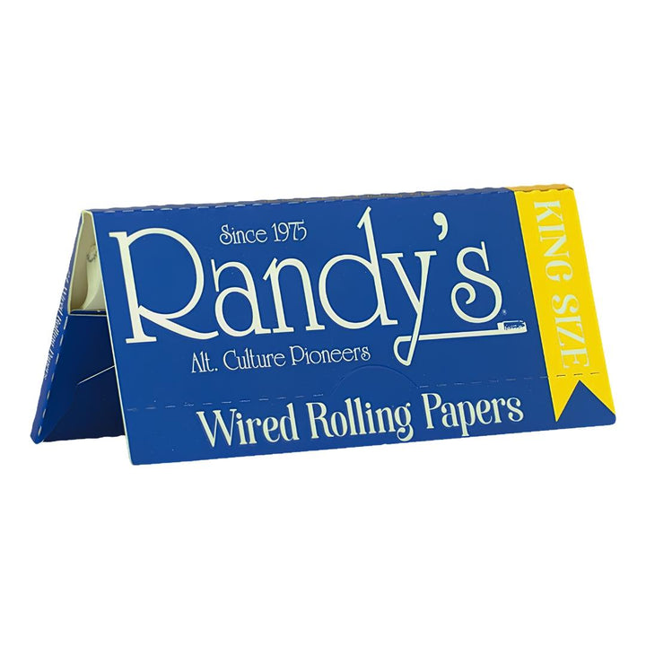 Randy's Wired Rolling Paper King Size displayed on a white background - Up N Smoke