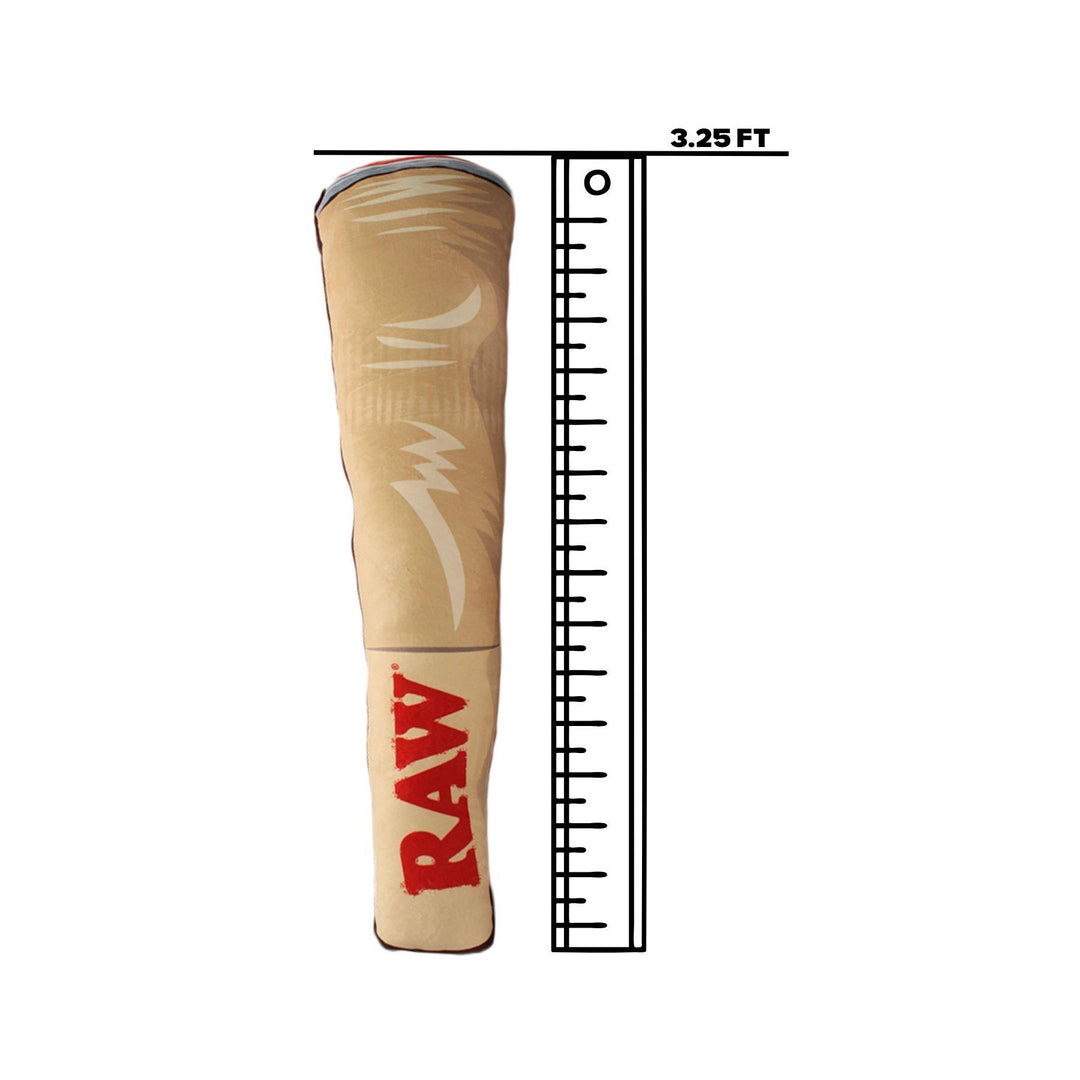 Raw Pillow Cone on a white background with ruler - Up N Smoke