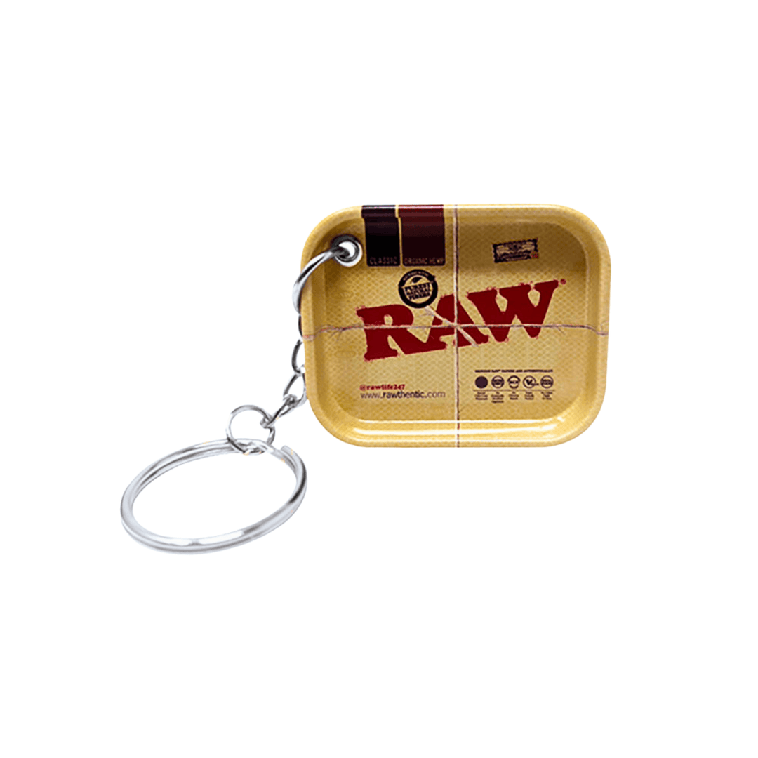 RAW Tiny Rolling Tray Keychain - Up N Smoke