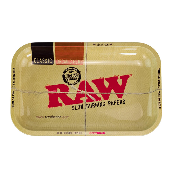 Raw Rolling Tray mini front side on white background - Up N Smoke