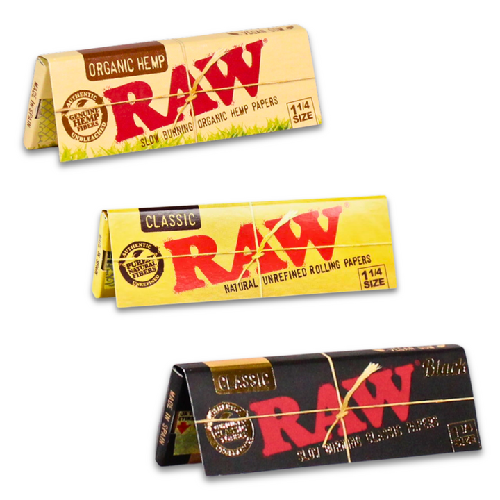 RAW 1 1/4 Size Papers - Up N Smoke