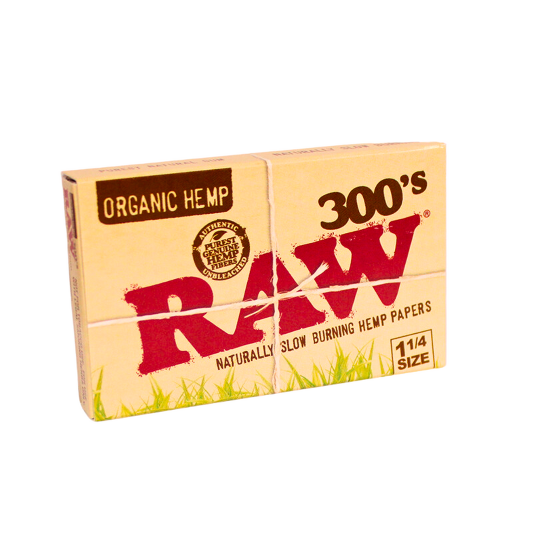 Raw Organic 1 1/4 300's Rolling Papers - Up N Smoke