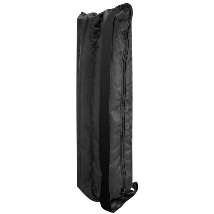 "SK9 Large Zipper Tube in the color black on a white background," - Up N Smoke.