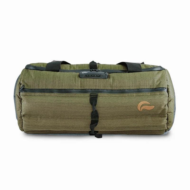 SK9 Medium Green Duffle Tube Smell Proof Bag - Up N Smoke