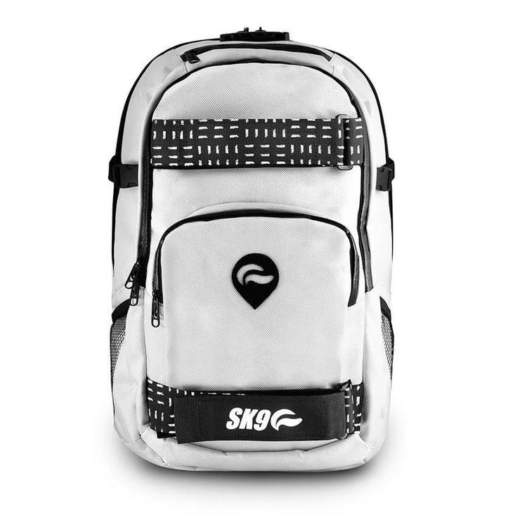 Skunk Bags White Nomad Skater Smell Proof Backpack - Up N Smoke