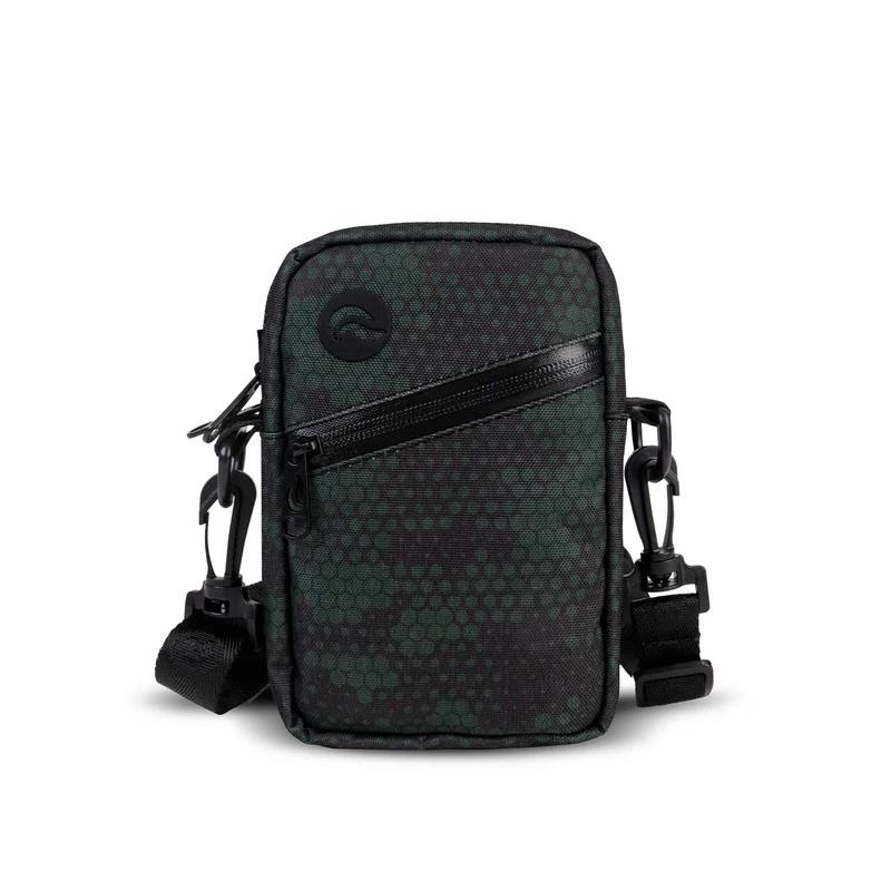 Skunk Bag Hunter Green Digital Camo Slide Mini Cross Body Smell Proof Bag - Up N Smoke