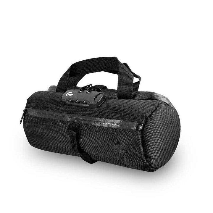 SK9 Small Duffel Tube Black Skewed front Angle - Up N Smoke