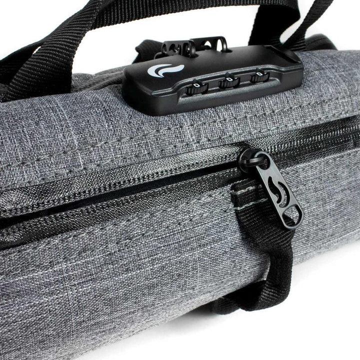 SK9 Small Duffel Tube Gray Zipper Details - Up N Smoke