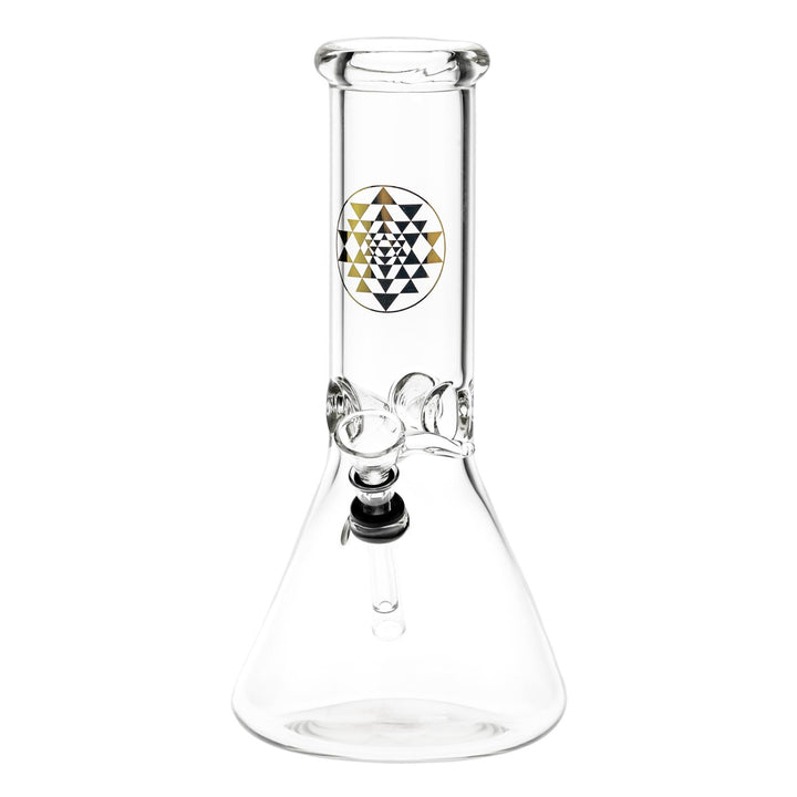 Sacred Geometry Beaker displayed on a white background - Up N Smoke