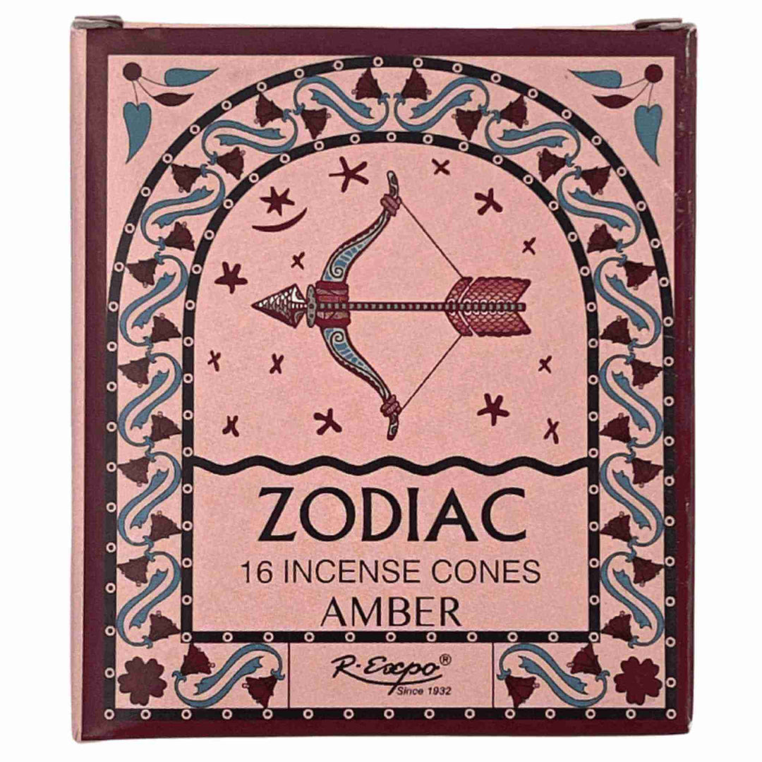 Sagittarius Amber Zodiac Incense Cones - Up N Smoke