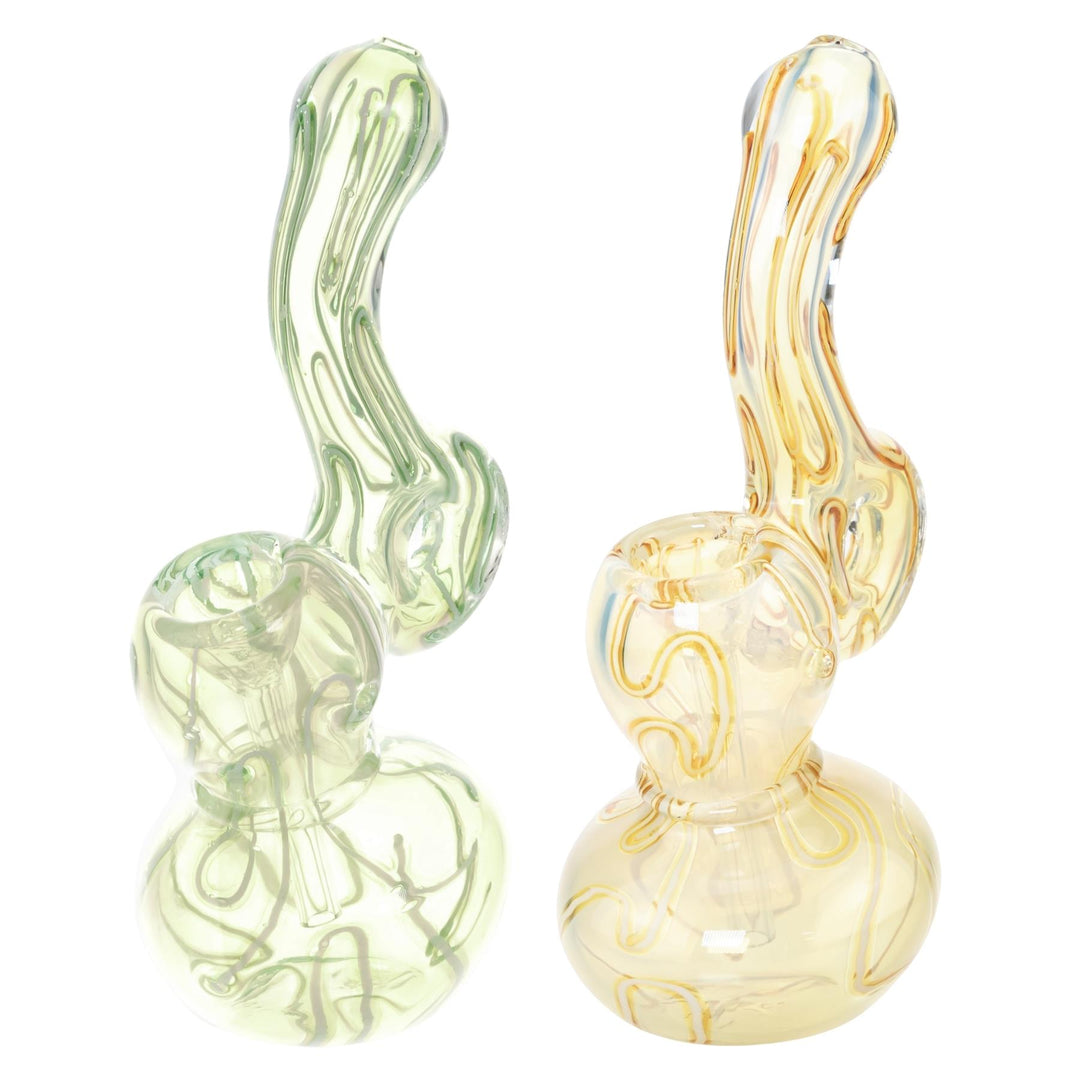 Sherlock Curved Fumed Bubbler group photo on a white background - Up N Smoke