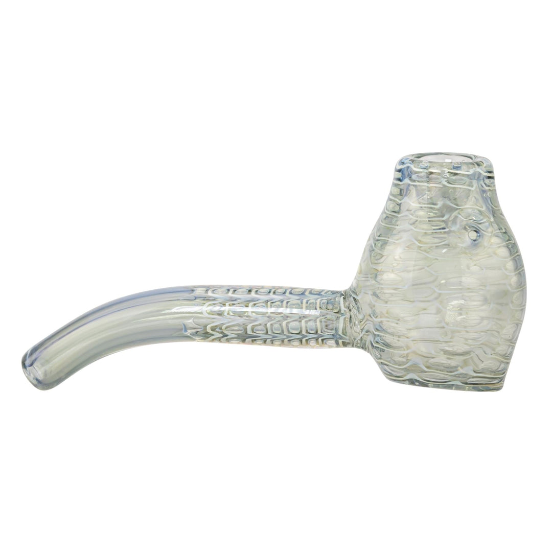 Sherlock Fumed Pipe blue color right side on a white background - Up N Smoke