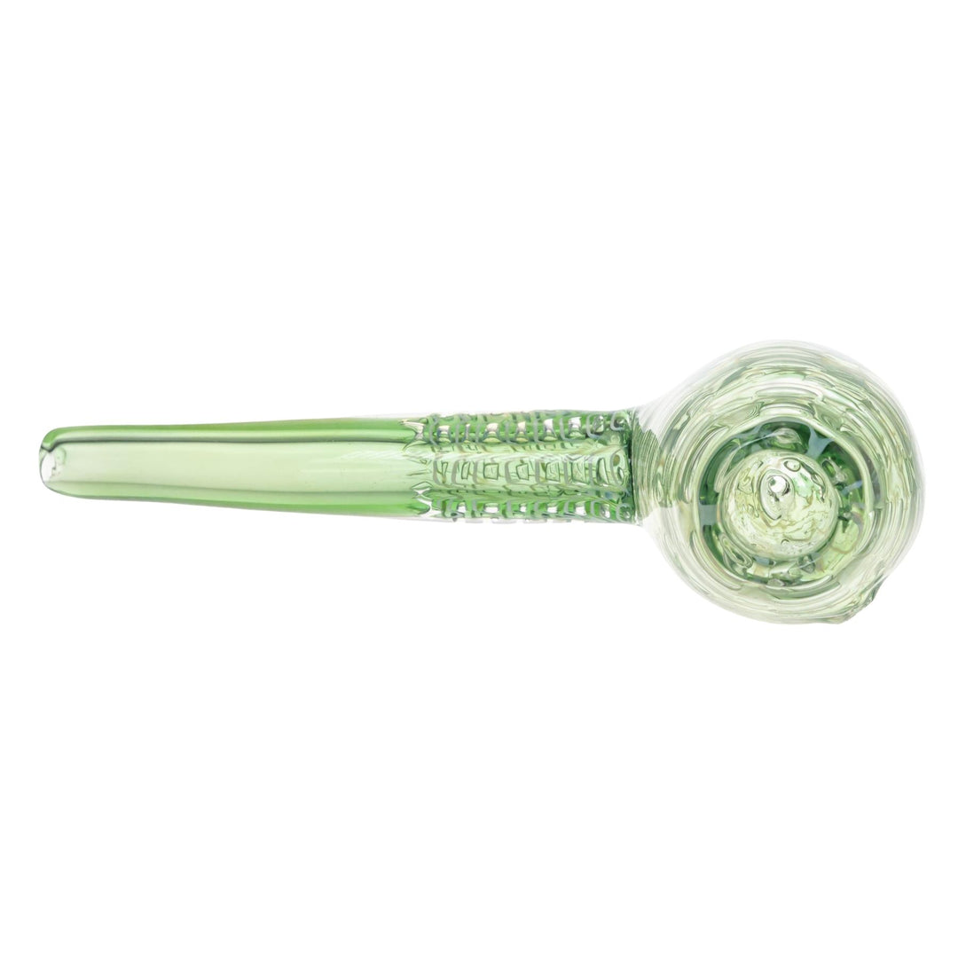 Sherlock Fumed Pipe green color top side on a white background - Up N Smoke