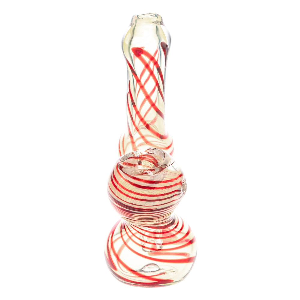 Sherlock Fumed Mini Bubbler front angle on white background - Up N Smoke