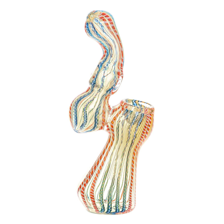 Sherlock Fumed Lined Bubbler on a white background right angle - Uo N Smoke