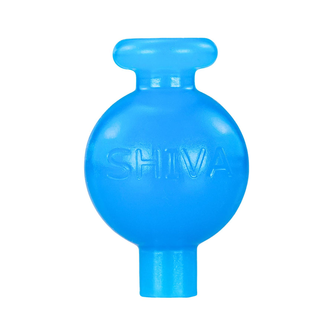 Shiva Bubble Cap blue color on a white background - Up N Smoke
