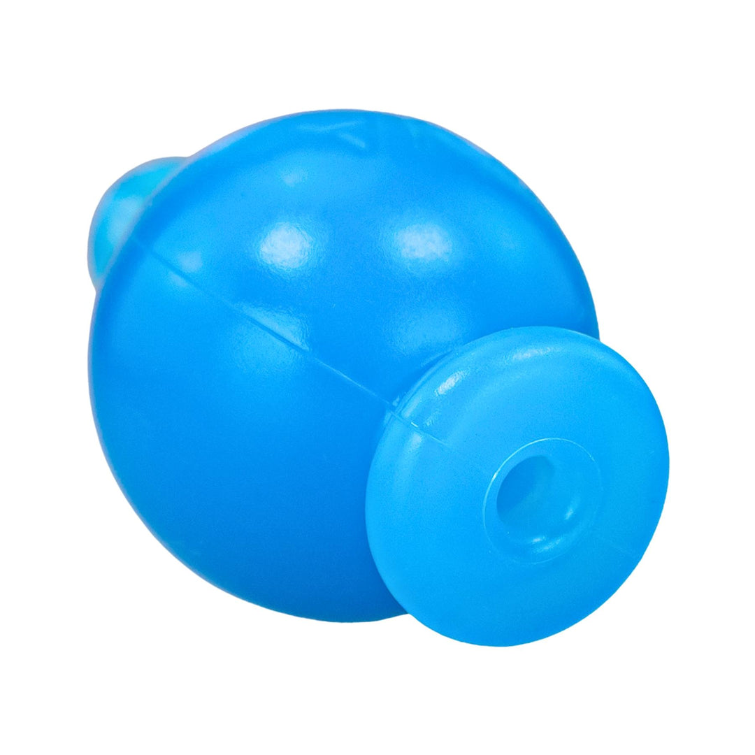 Shiva Bubble Cap blue color top side on a white background - Up N Smoke