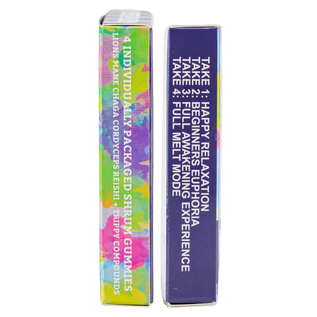Shrumfuzed box side angle with text on a white background - Up N Smoke