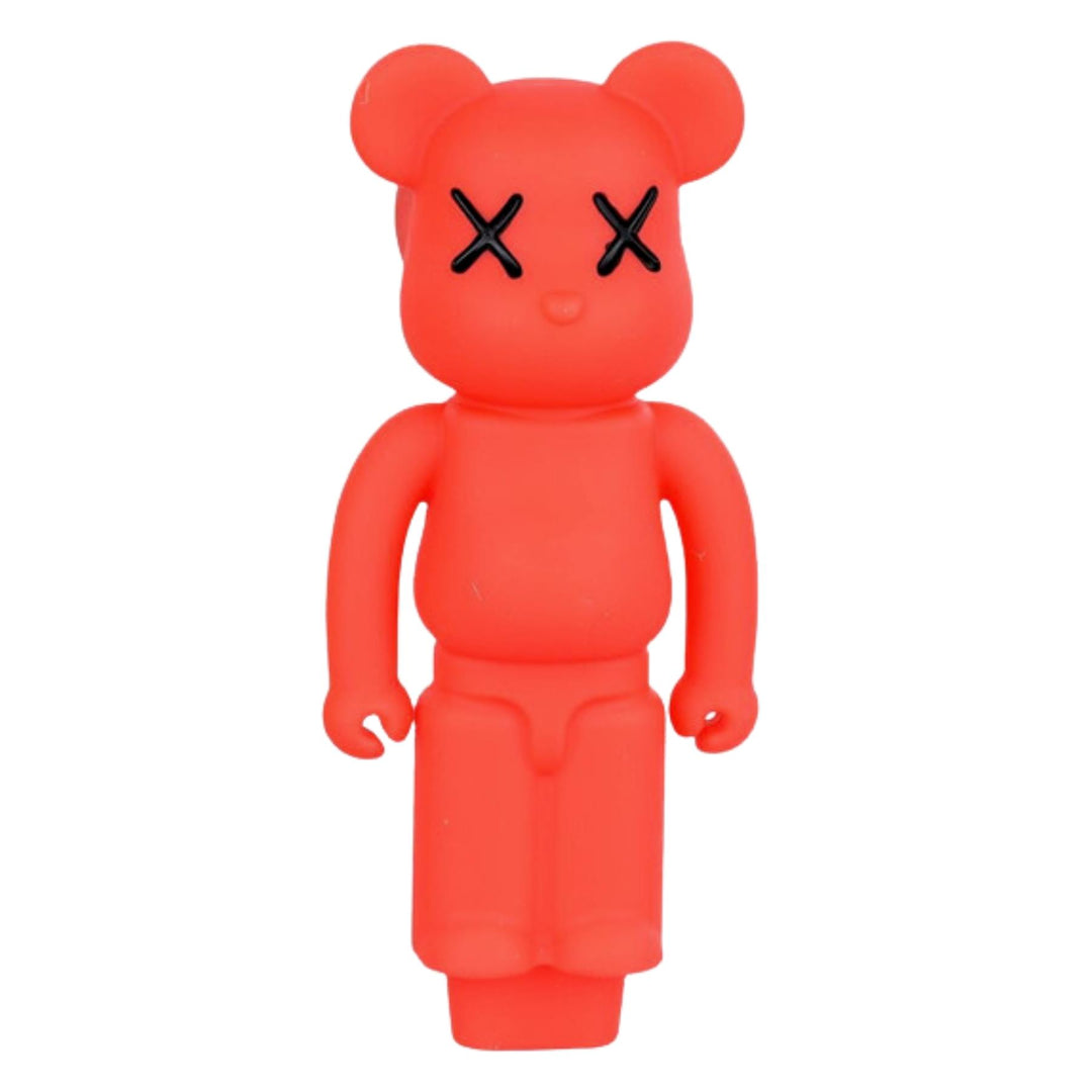 Silicone Bear Spoon red color on a white background - Up N Smoke 