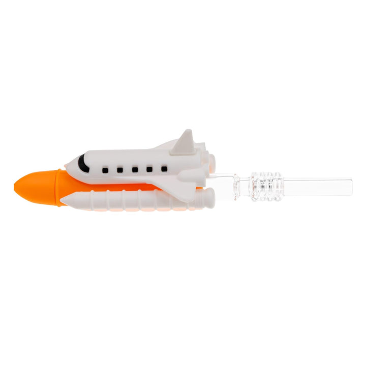 Silicone Space Shuttle Nectar Collector on a white background - Up N Smoke