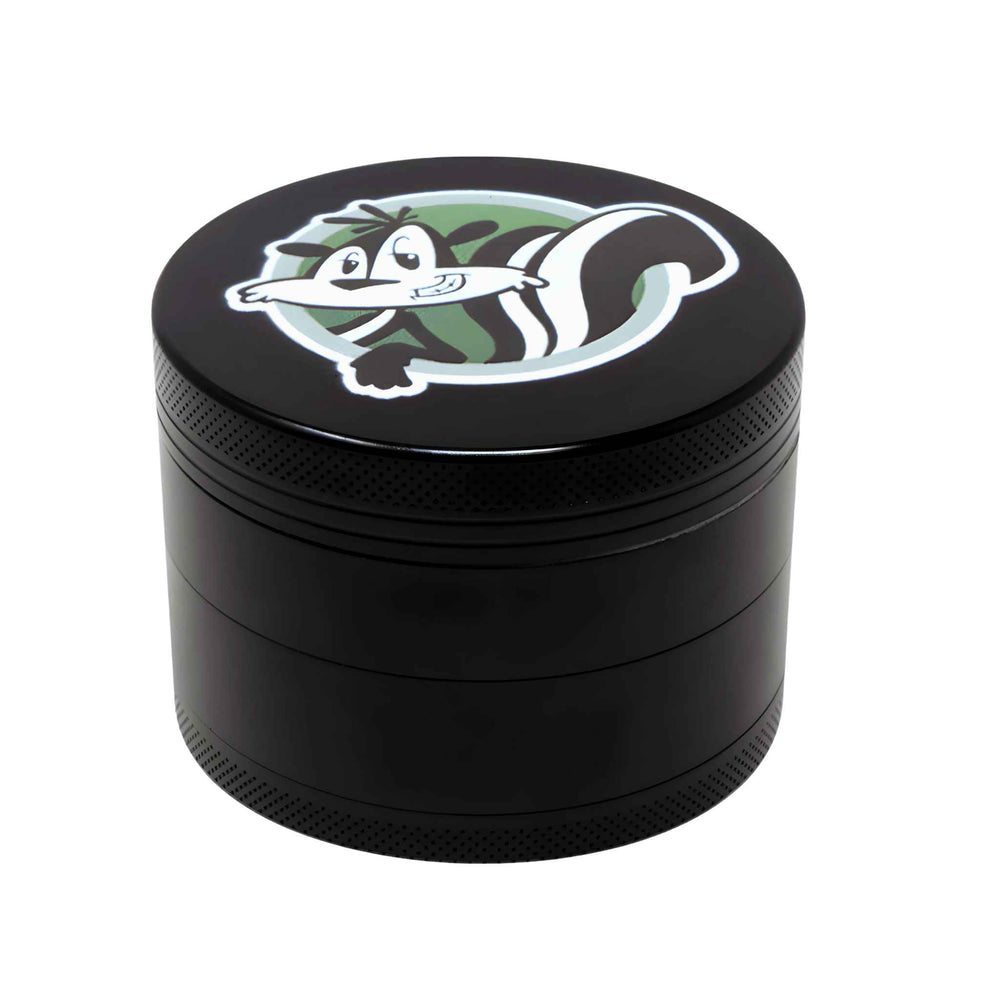 Skunk 4pc Aluminium Grinder Closed - Up N Smoke