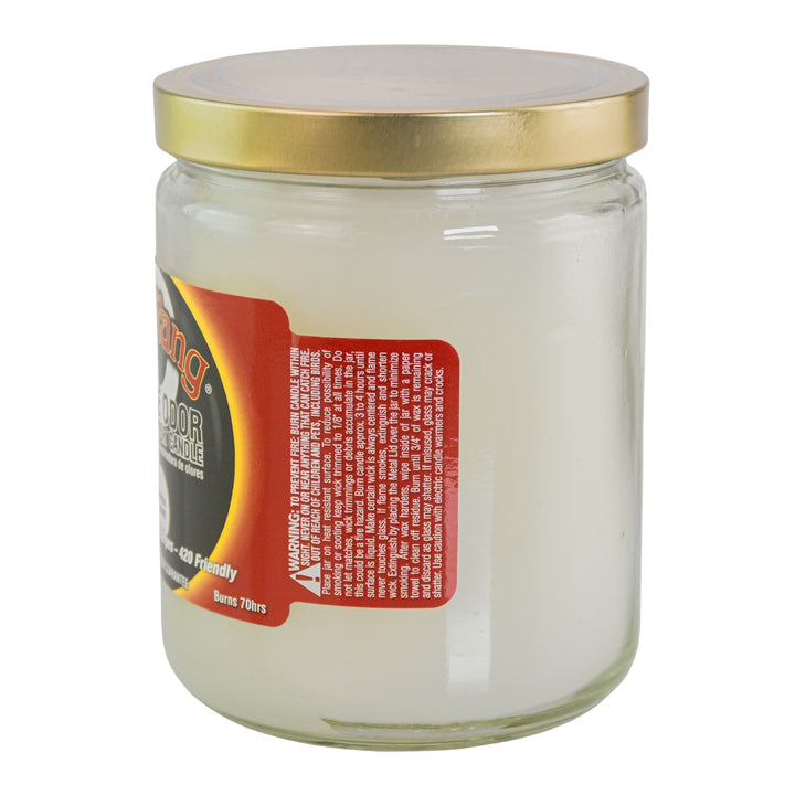 Smoke Odor Exterminator Candle Yin Yang left side displayed on a white background - Up N Smoke