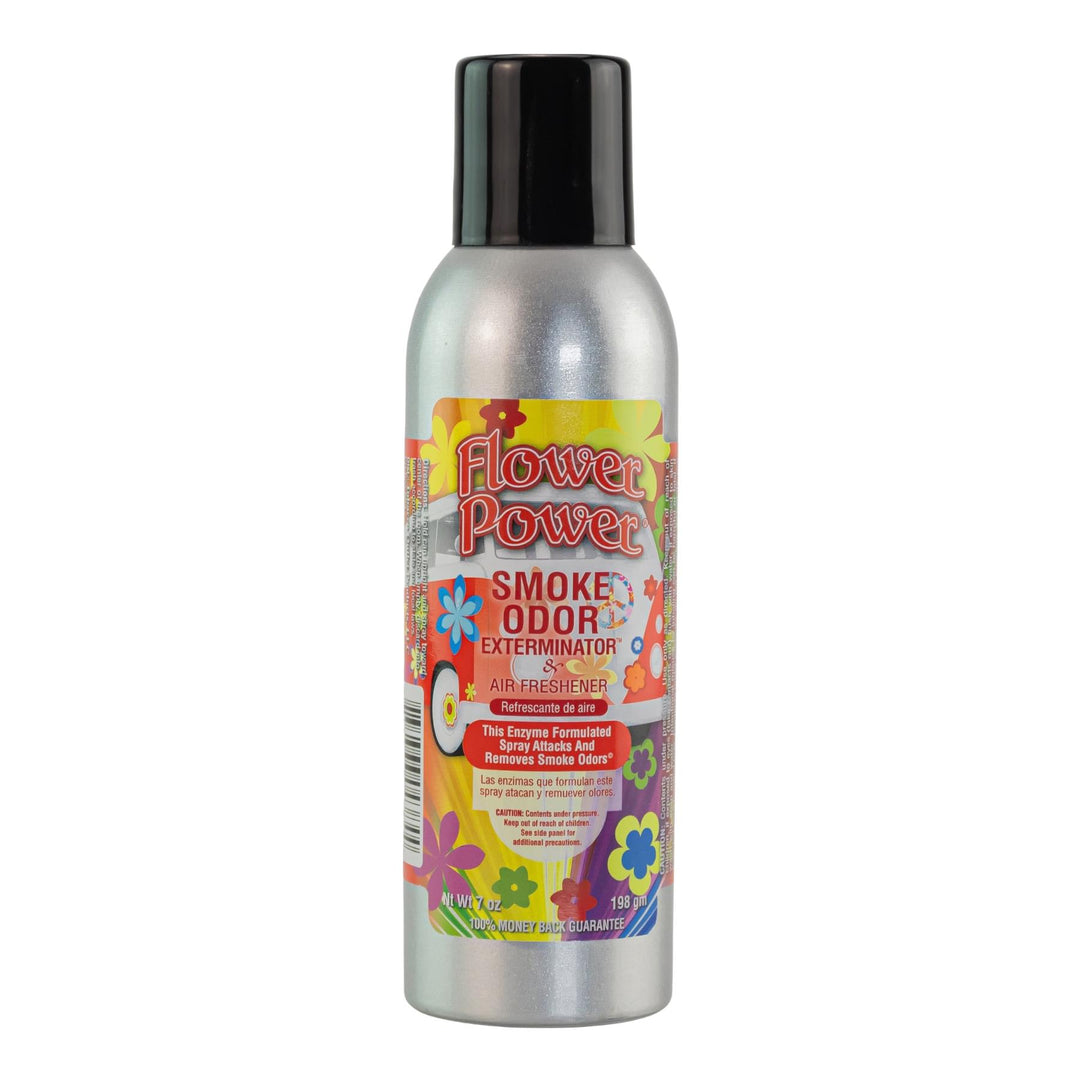 Smoke Odor Exterminator Flower Power Blood displayed on a white background - UNS