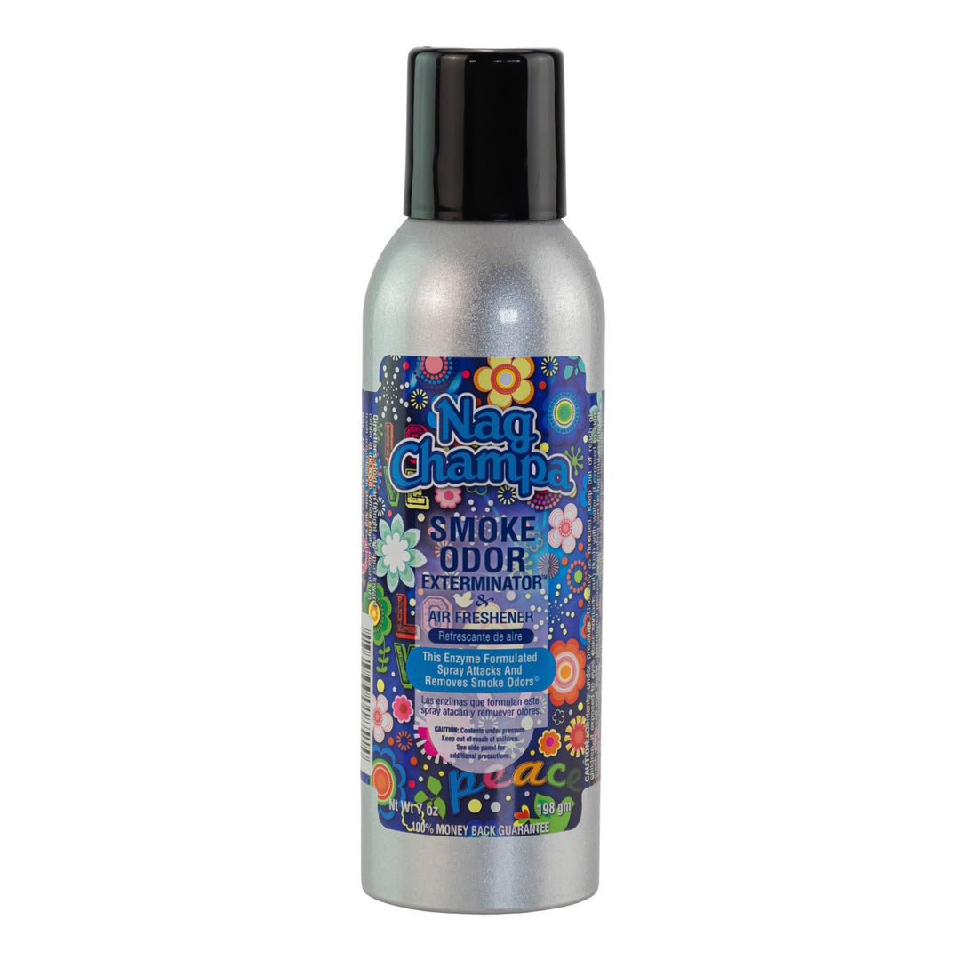 Smoke Odor Exterminator Spray Nag Champa displayed on a white background - UNS
