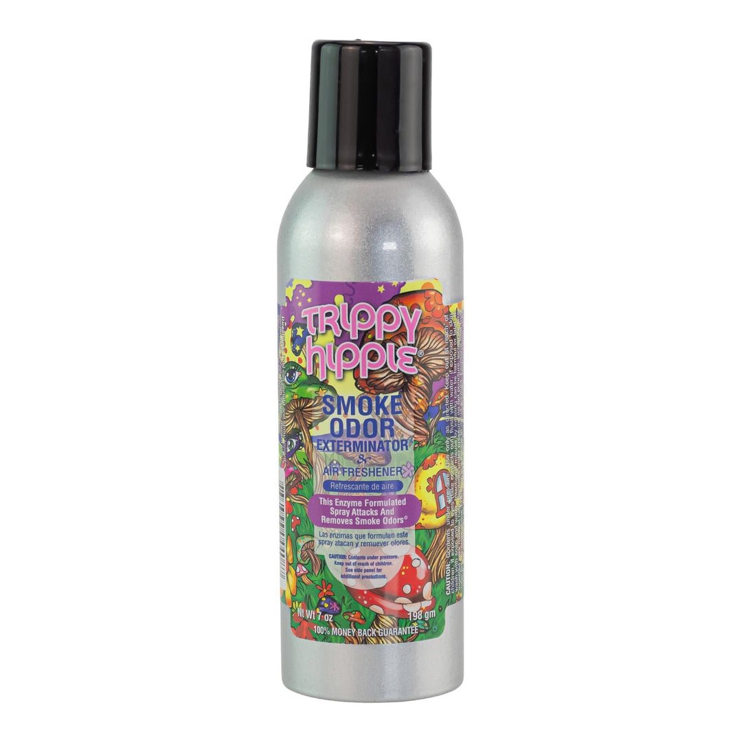 Smoke Odor Exterminator Spray Trippy Hippie displayed on a white background - UNS