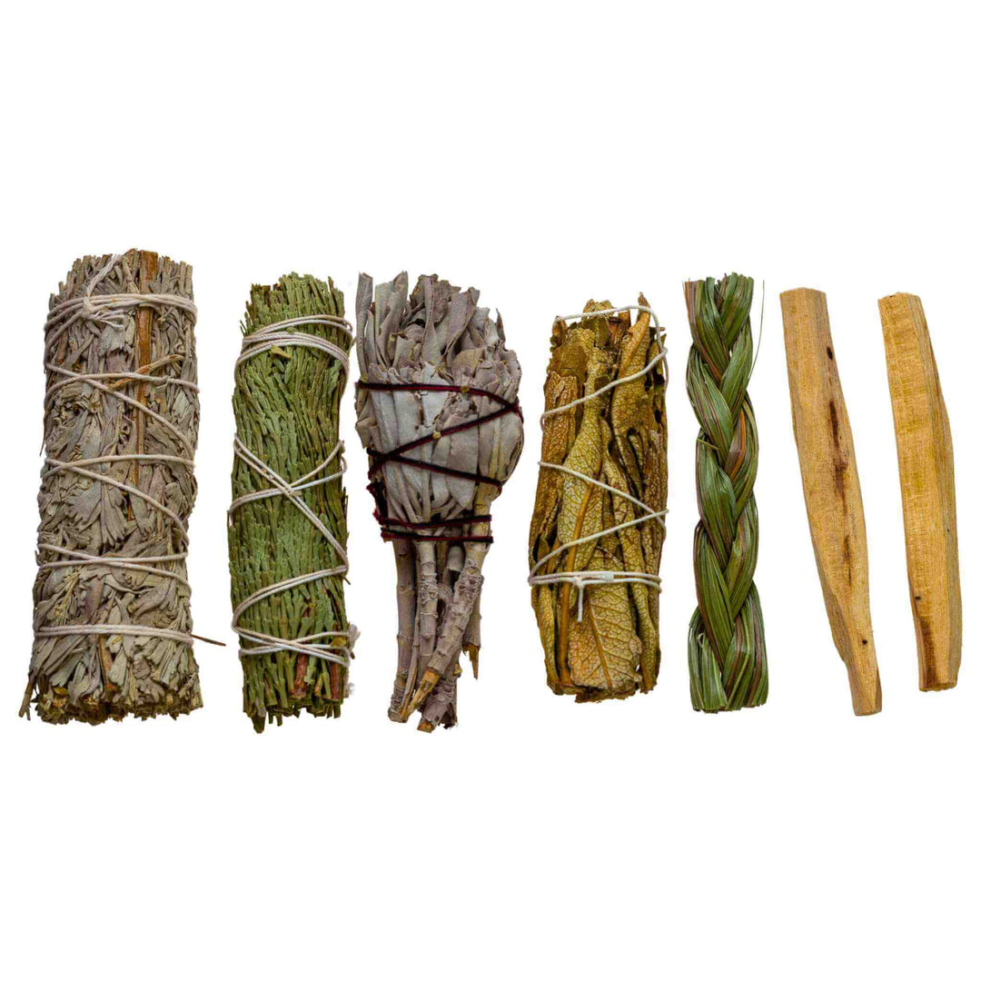 Smudging Sampler that is perfect for a house warming gift - up n smoke