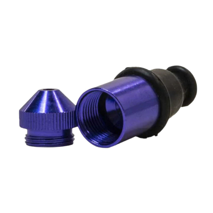 "Open purple Bullet Pipe showcasing the interior of this product," - Up N Smoke.