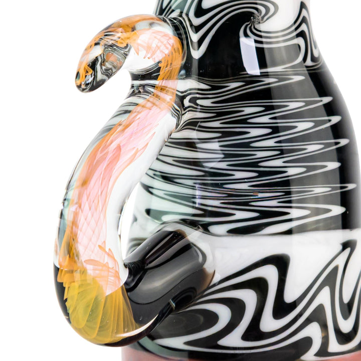 Sotochotic X Scoby Wig Wag Buddha Rig on a white background handle close-up angle - Up N Smoke