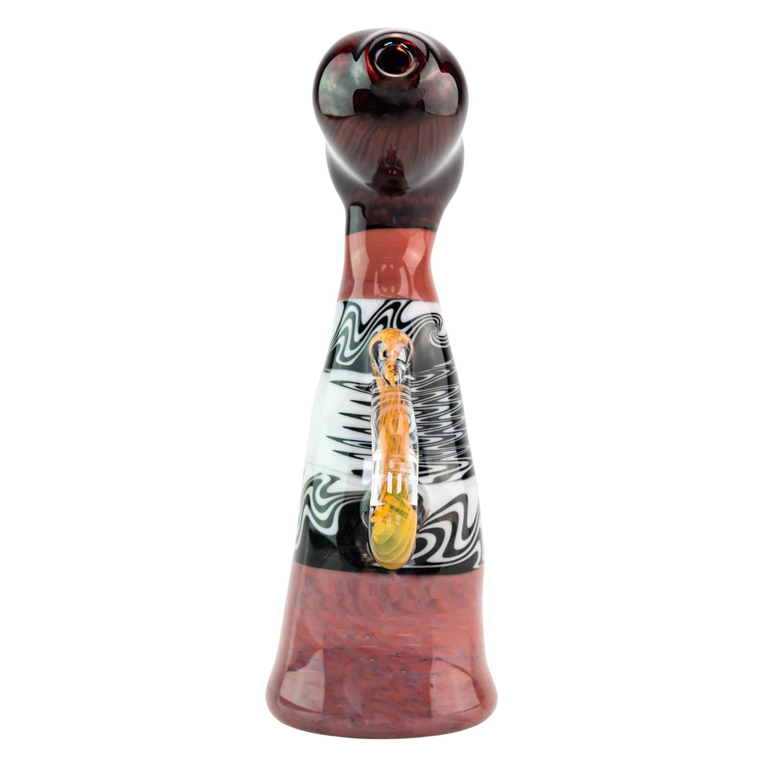 Sotochotic X Scoby Wig Wag Buddha Rig on a white background back angle - Up N Smoke