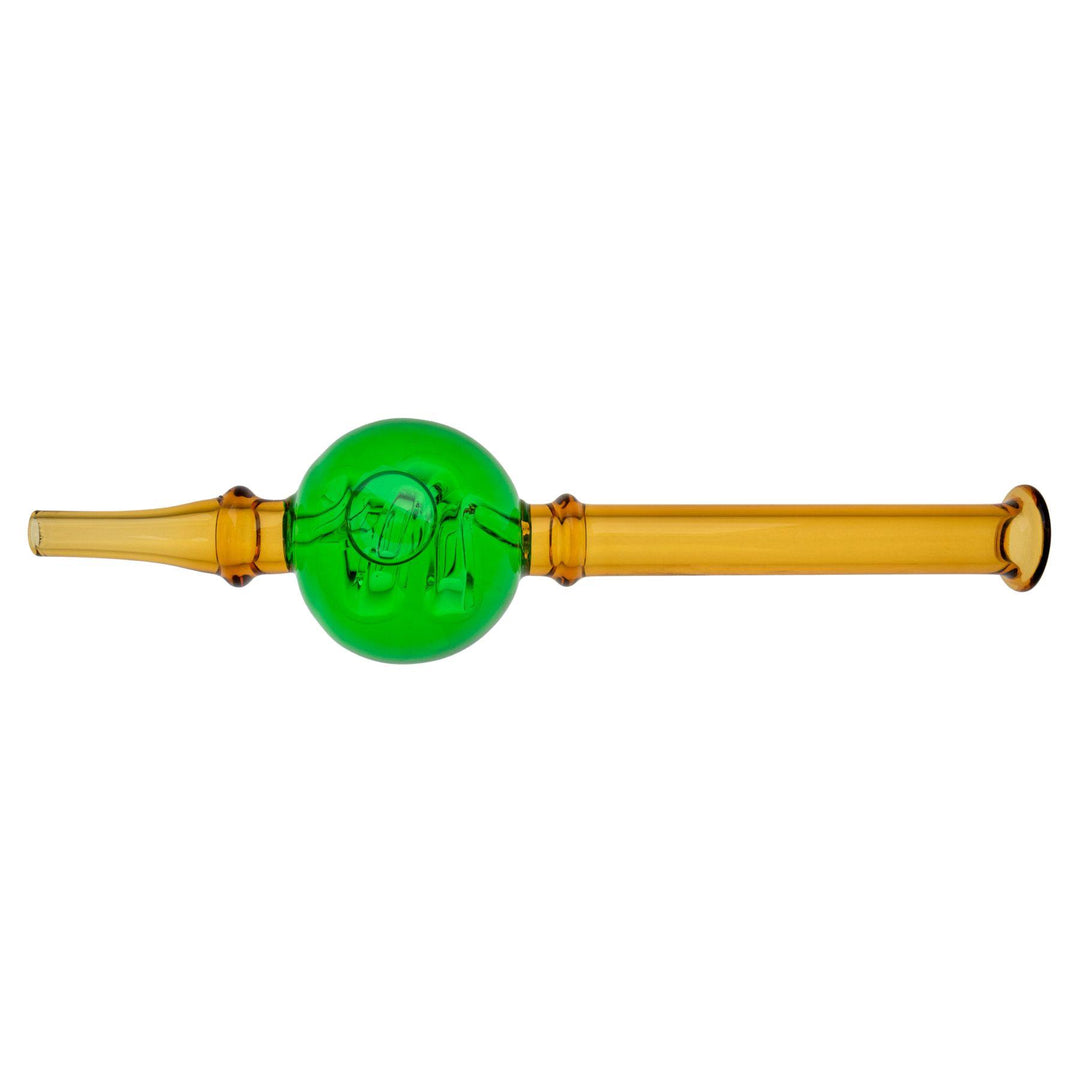 "Green and brown Spiral Glycerin Nectar Collector," - Up N Smoke.