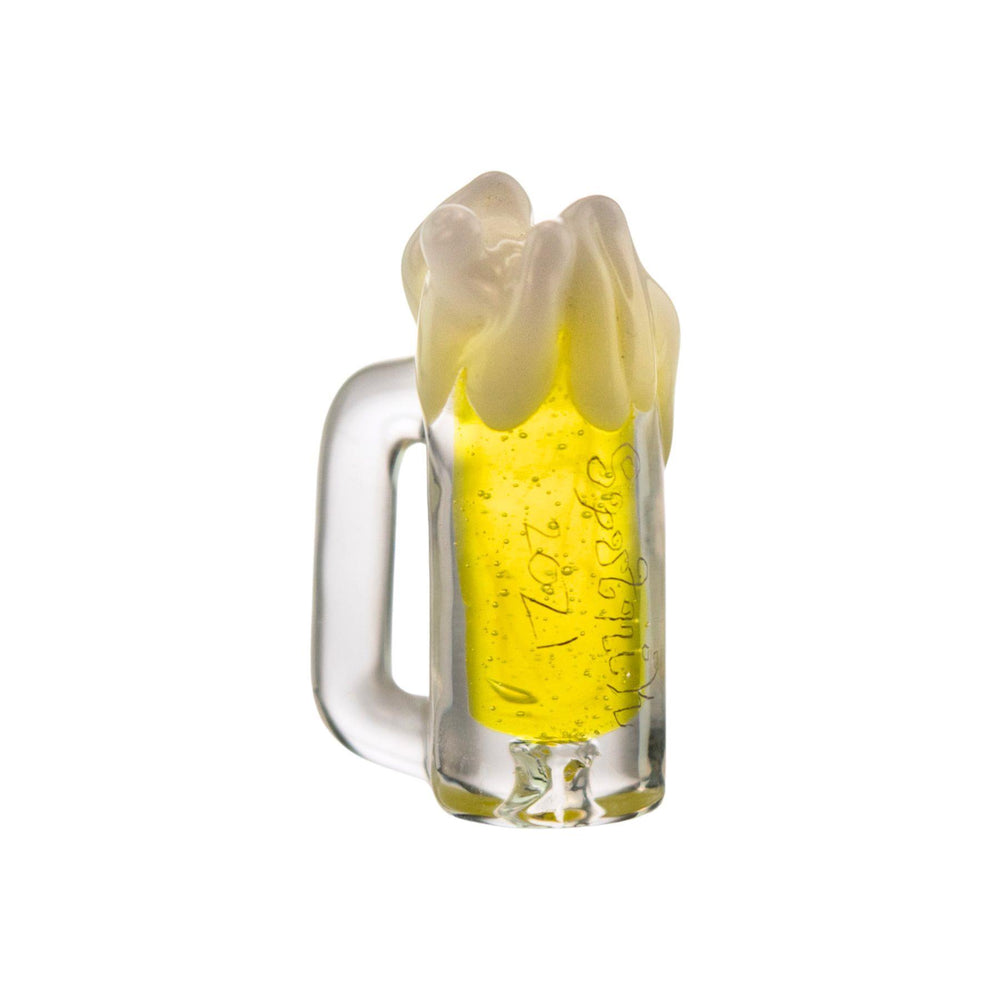 "Sputnik Glass Beer Pendant on a white background," - Up N Smoke.