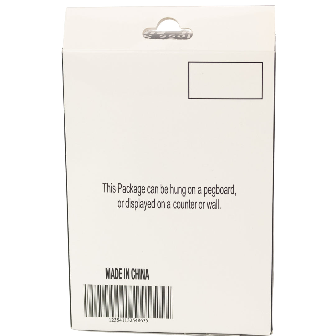 Silver Stainless Steel Screen Filter display back facing on white background - Up N Smoke