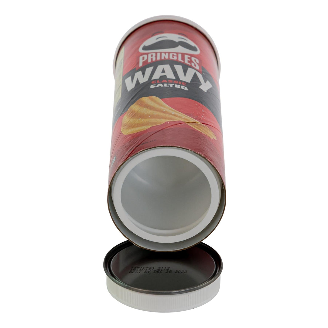 "Open Pringles Stash Safe Can on a white background," - Up N Smoke.