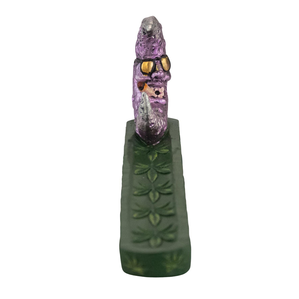Stoner Moon Incense Burner front facing on a white background - Down To Earth