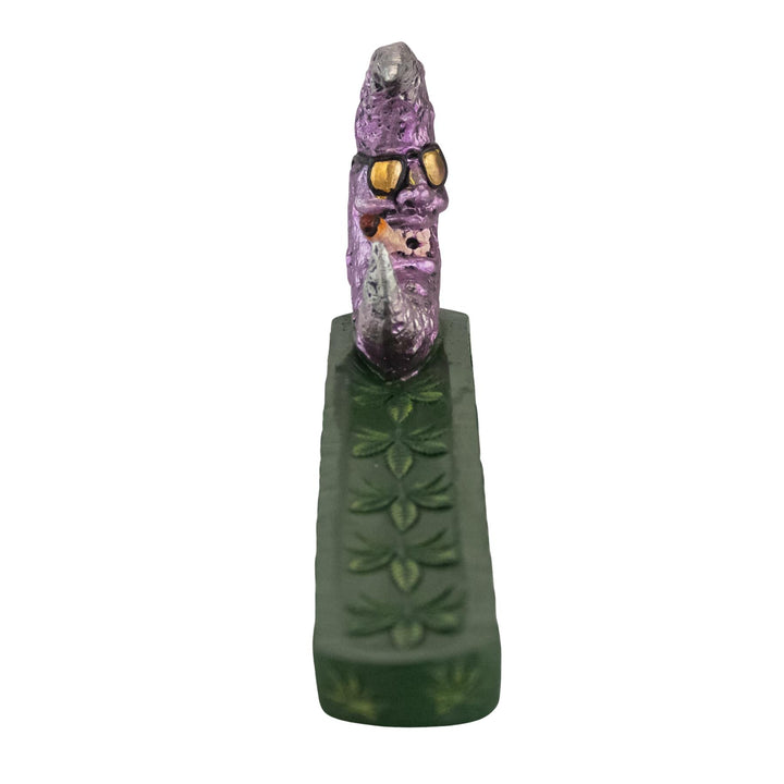 Stoner Moon Incense Burner front facing on a white background - Down To Earth